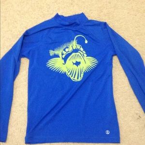 Lands End size L(14/16) long sleeve wick shirt